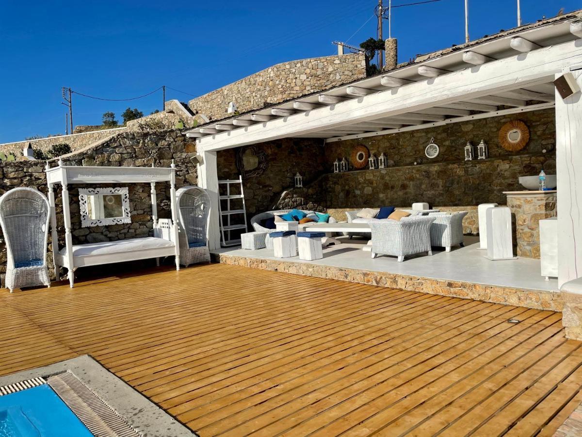 Salty Ble Villa Agios Ioannis Diakoftis Eksteriør bilde