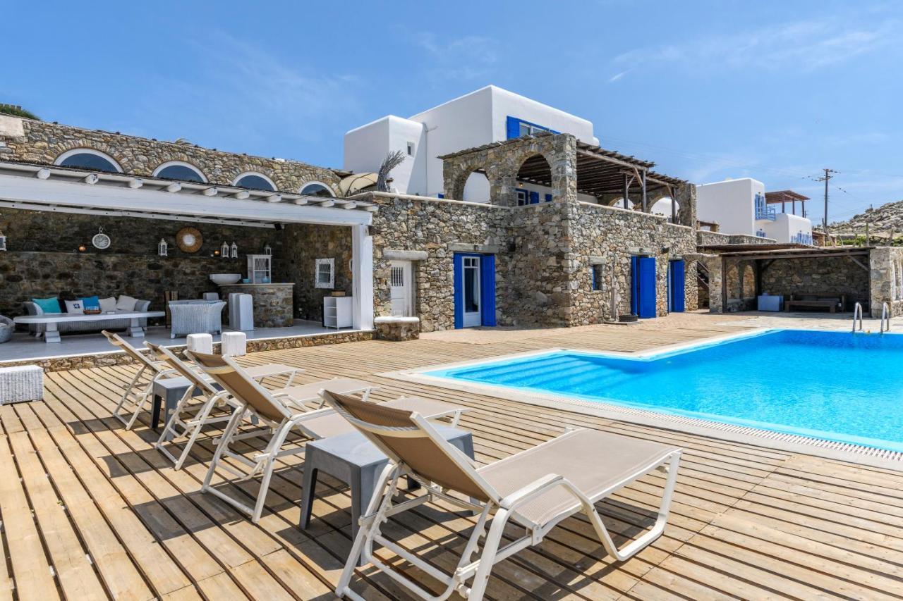 Salty Ble Villa Agios Ioannis Diakoftis Eksteriør bilde